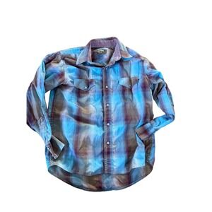 Cowboy legend pearl button western youth shirt